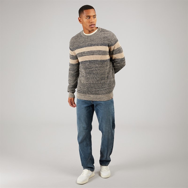 Indicode Mens Jacco Knitted Jumper Sky Captain - Image 4