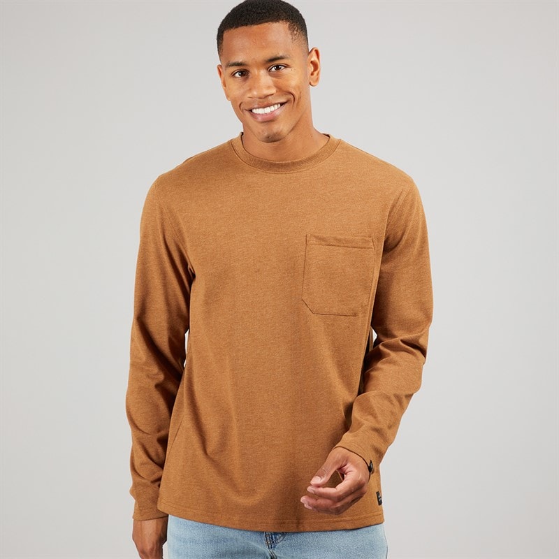 Indicode Mens Zarmark Long Sleeve T-Shirt Monks Robe - Image 1