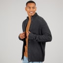Indicode Mens Escobart Knitted Cardigan Charcoal Mix