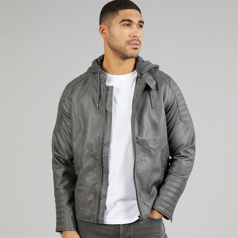 Indicode Mens Miguel Angel Jacket Dark Grey Dk Grey - Image 1