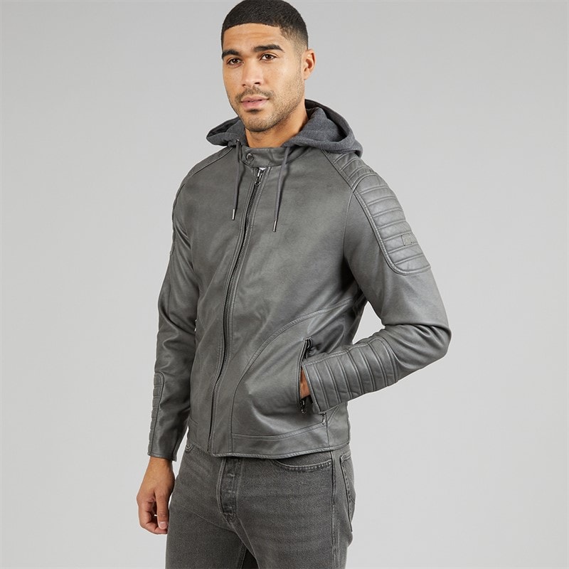 Indicode Mens Miguel Angel Jacket Dark Grey Dk Grey - Image 5