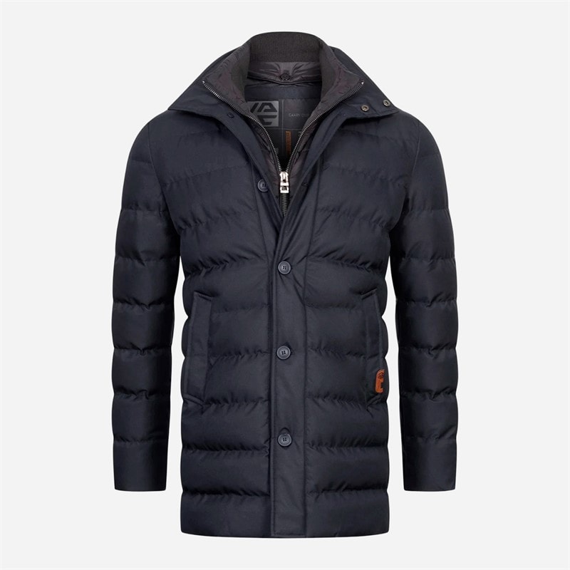 Indicode Mens Inwooding Jacket Navy Mix - Image 1