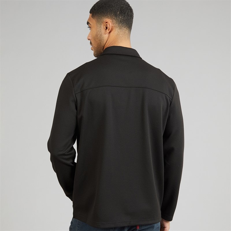 Indicode Mens Nello Zip Shirt Black - Image 2