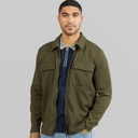 Indicode Mens Nello Zip Shirt Army