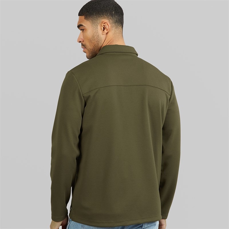 Indicode Mens Nello Zip Shirt Army - Image 2