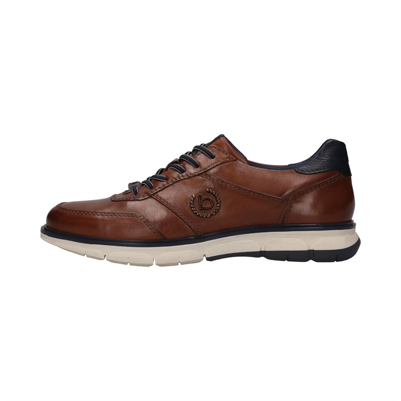Bugatti Mens Don Lace Up Shoes Cognac