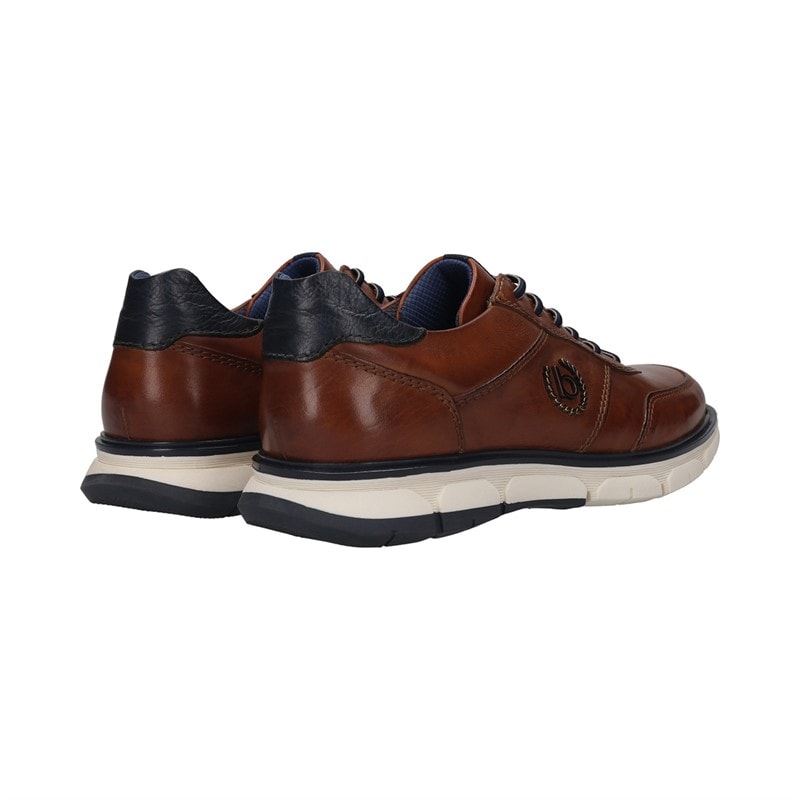 Bugatti Mens Don Lace Up Shoes Cognac - Image 4