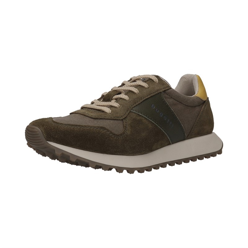 Bugatti Mens Bierman Trainers Dark Green/Dark Green - Image 2