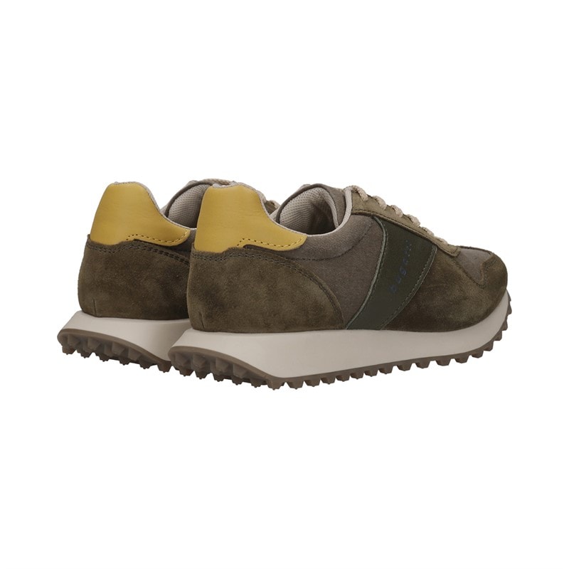 Bugatti Mens Bierman Trainers Dark Green/Dark Green - Image 4
