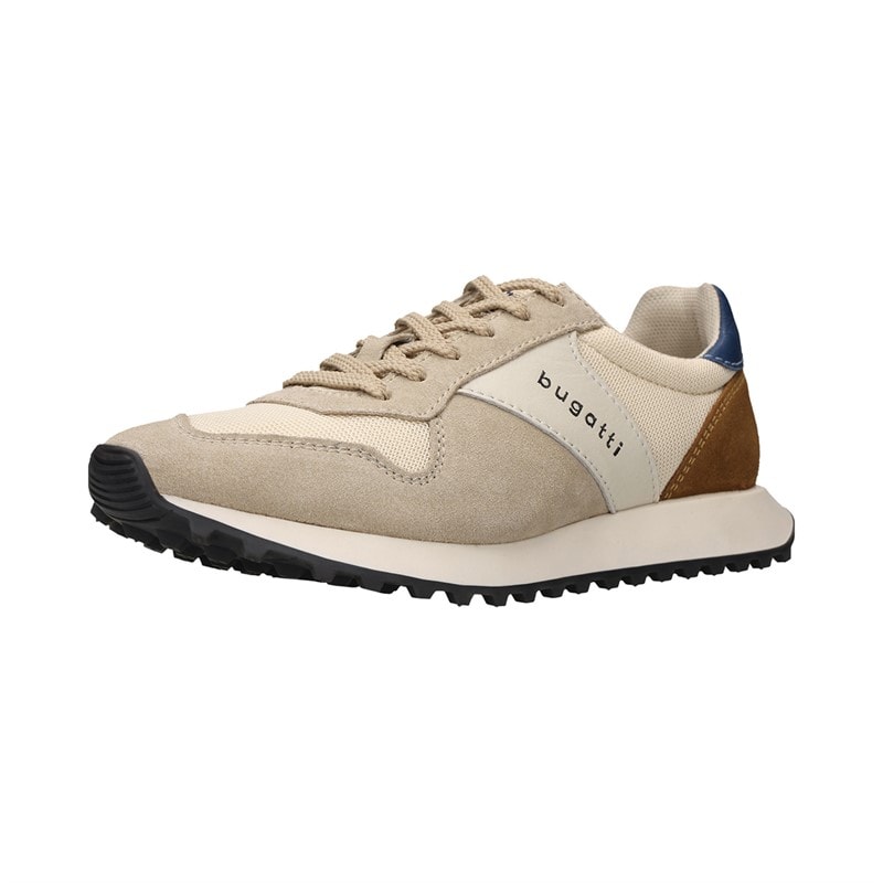 Bugatti Mens Bierman Trainers Beige/Beige - Image 2