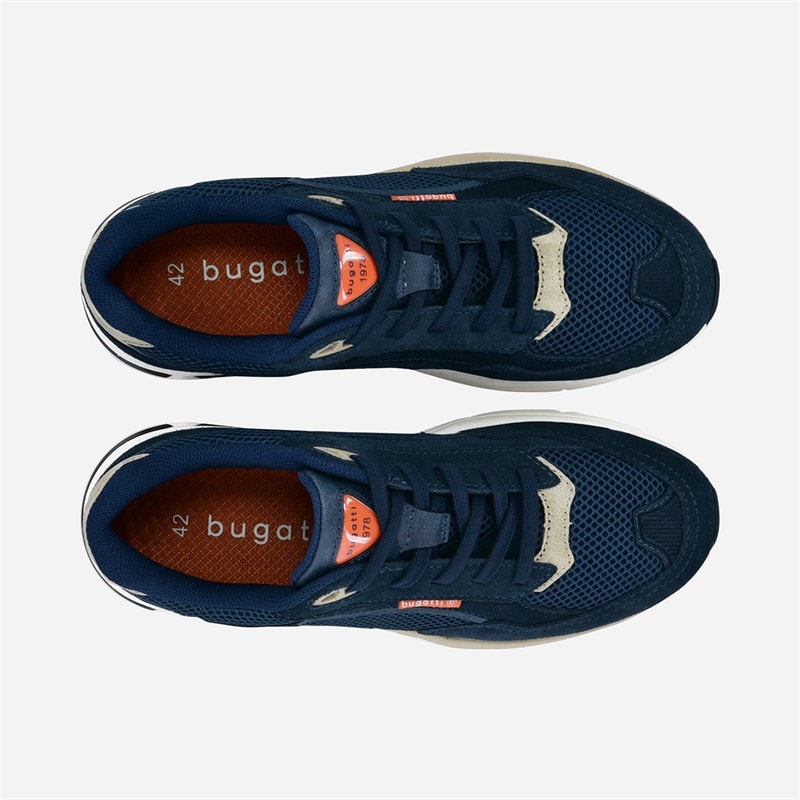Bugatti Mens Parry Trainers Dark Blue - Image 3