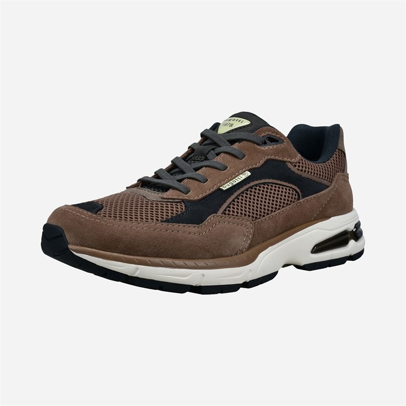 Bugatti Mens Parry Trainers Taupe/Black - Image 2