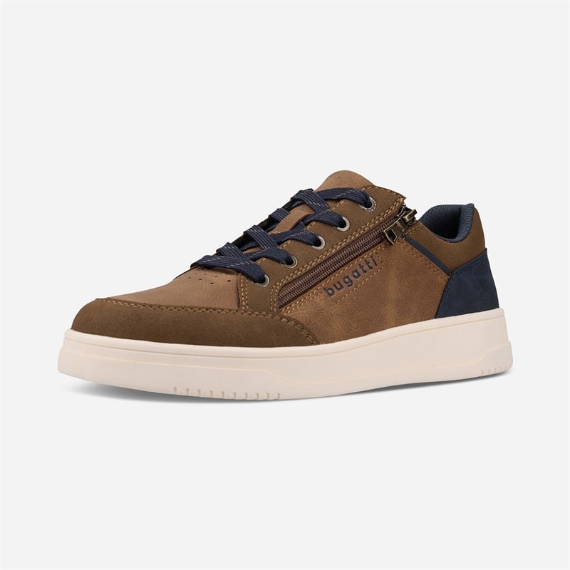 Bugatti Mens Spinaker Trainers Cognac - Image 2