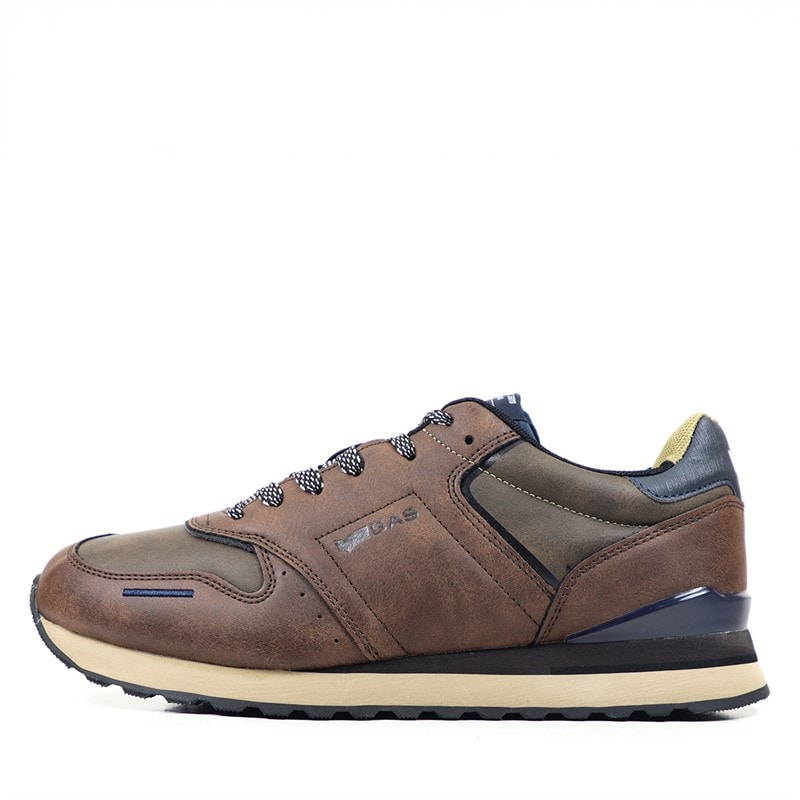 GAS Mens Sneakers Brown - Image 1