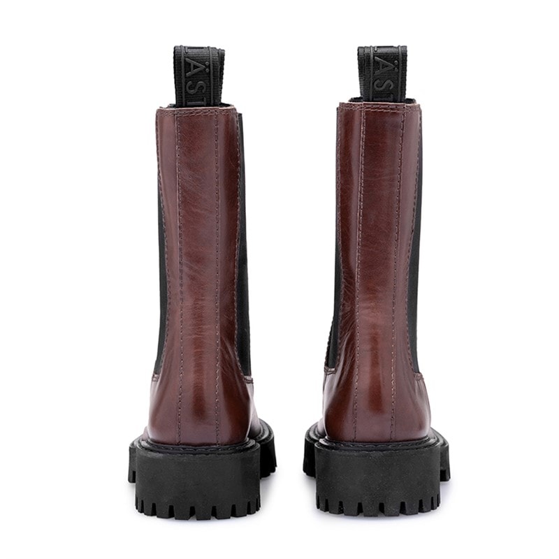 LÄST Womens Angie Chelsea Boots Dark Brown - Image 4