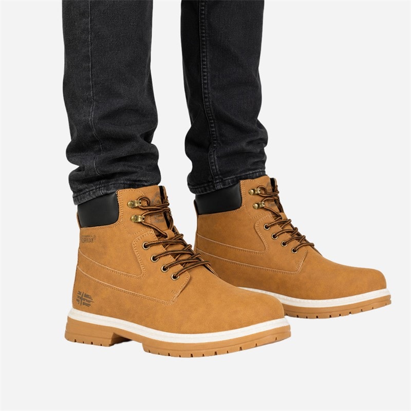 Geographical Norway Mens Shoes Camel