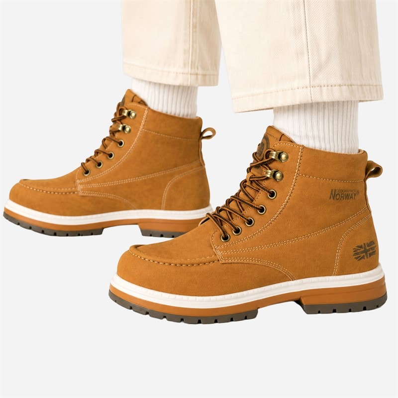 Geographical Norway Mens Shoes Camel