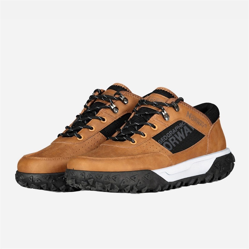 Geographical Norway Mens Sneakers Camel - Image 2