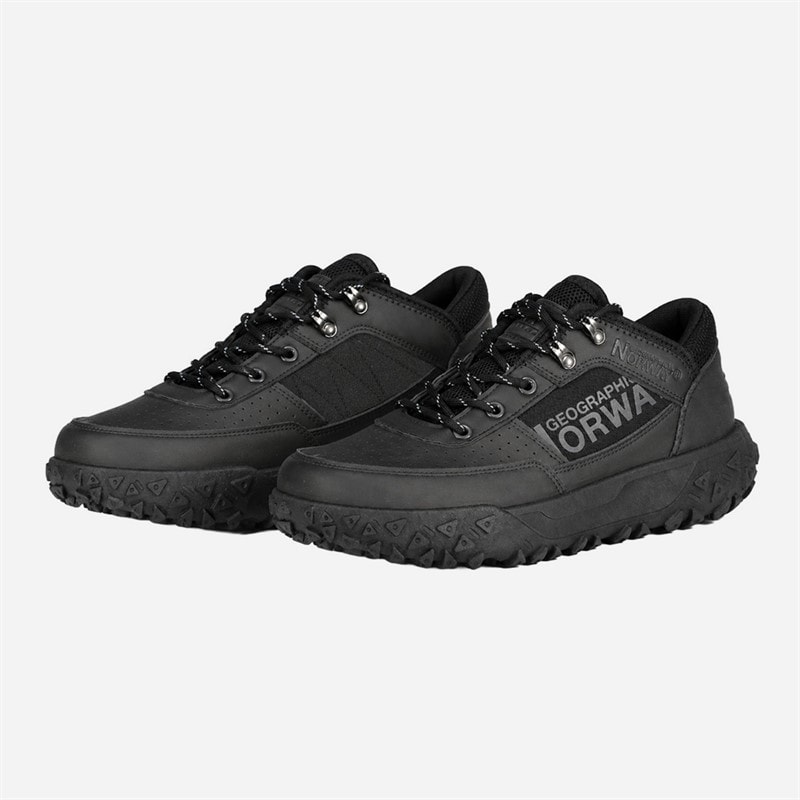 Geographical Norway Mens Sneakers Dark Grey - Image 2