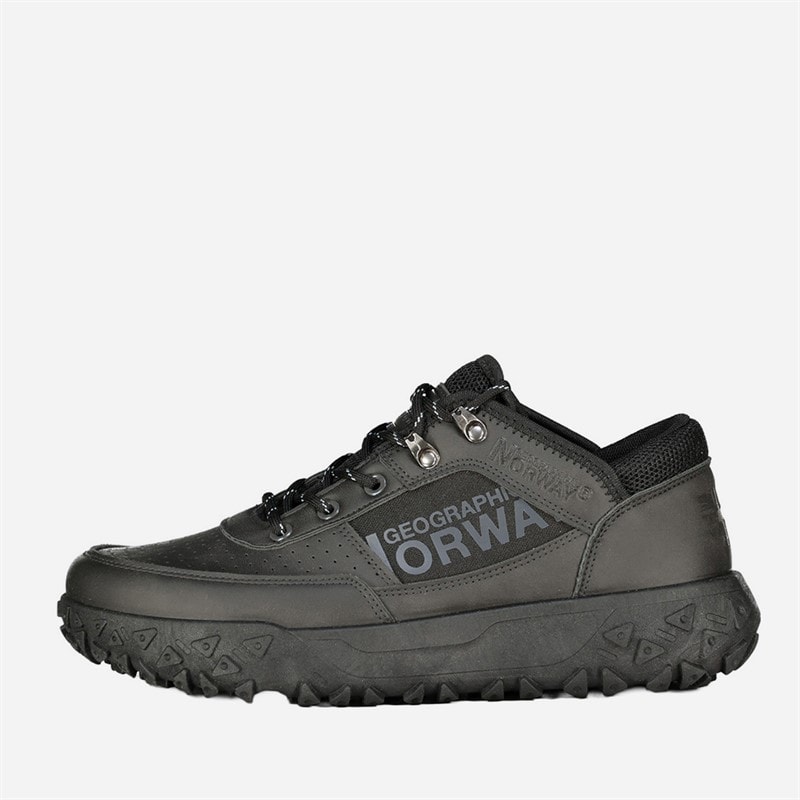 Geographical Norway Mens Sneakers Dark Grey - Image 4