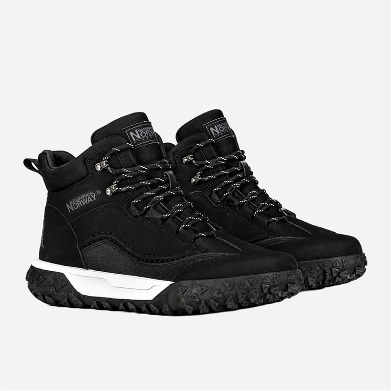 Geographical Norway Mens Sneakers Black
