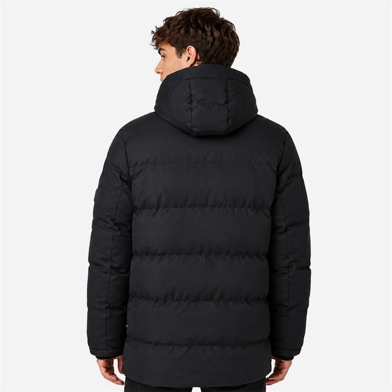 Geographical Norway Mens Parka Jacket Black - Image 2
