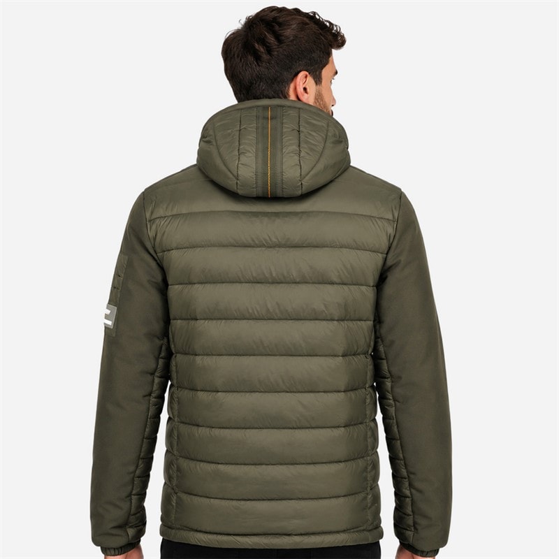 Geographical Norway Mens Parka Jacket Kaki - Image 2