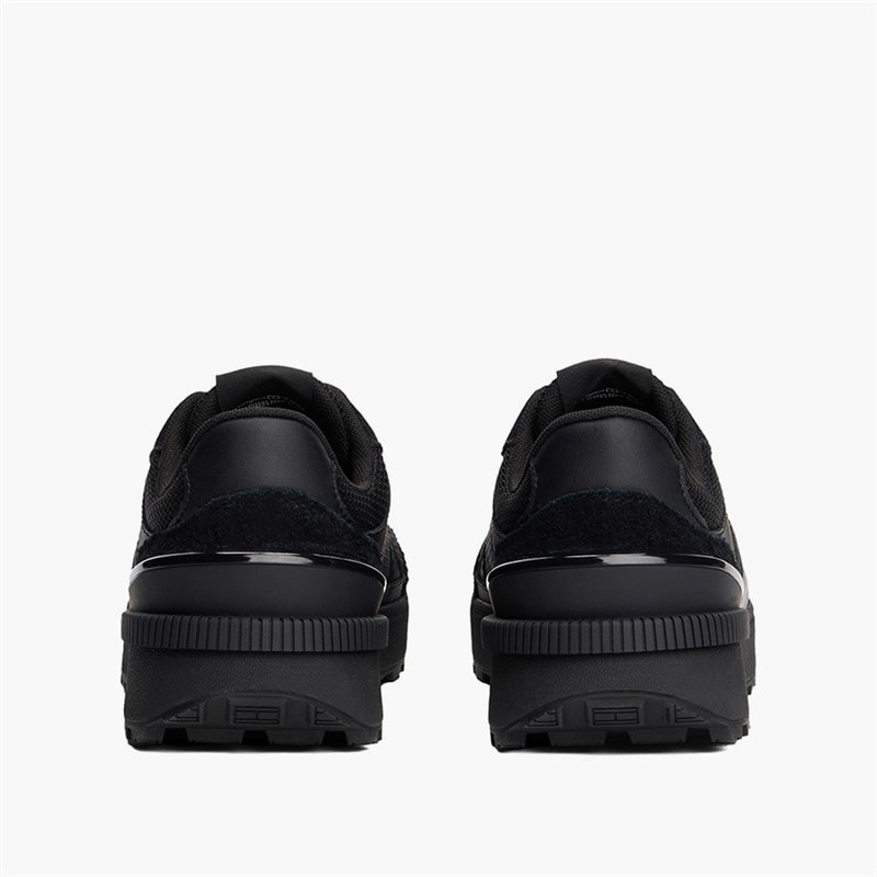 Tommy Jeans Mens Technical Runner Trainers Black - Image 3