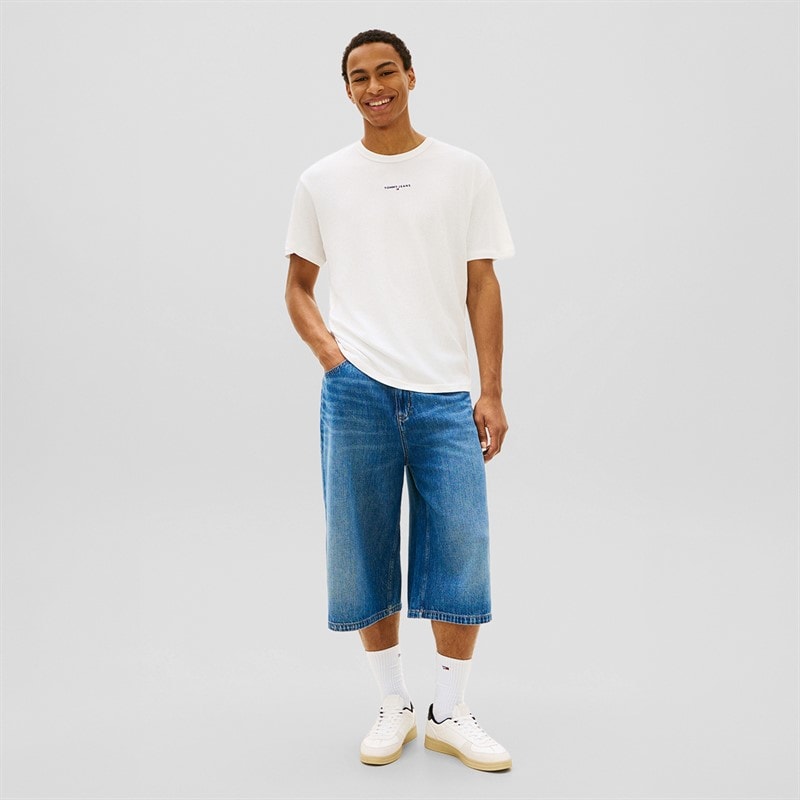 Tommy Jeans Mens The Greenwich Trainers Ecru/Black - Image 5