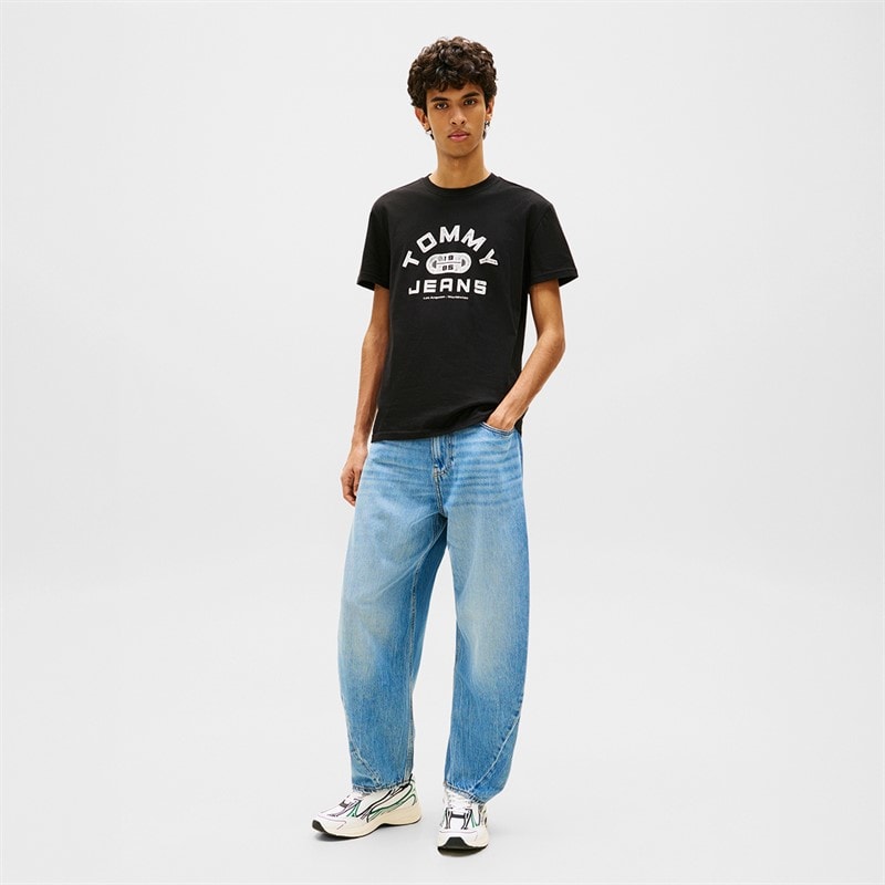 Tommy Jeans Mens TJ Gym T-Shirt Black - Image 2
