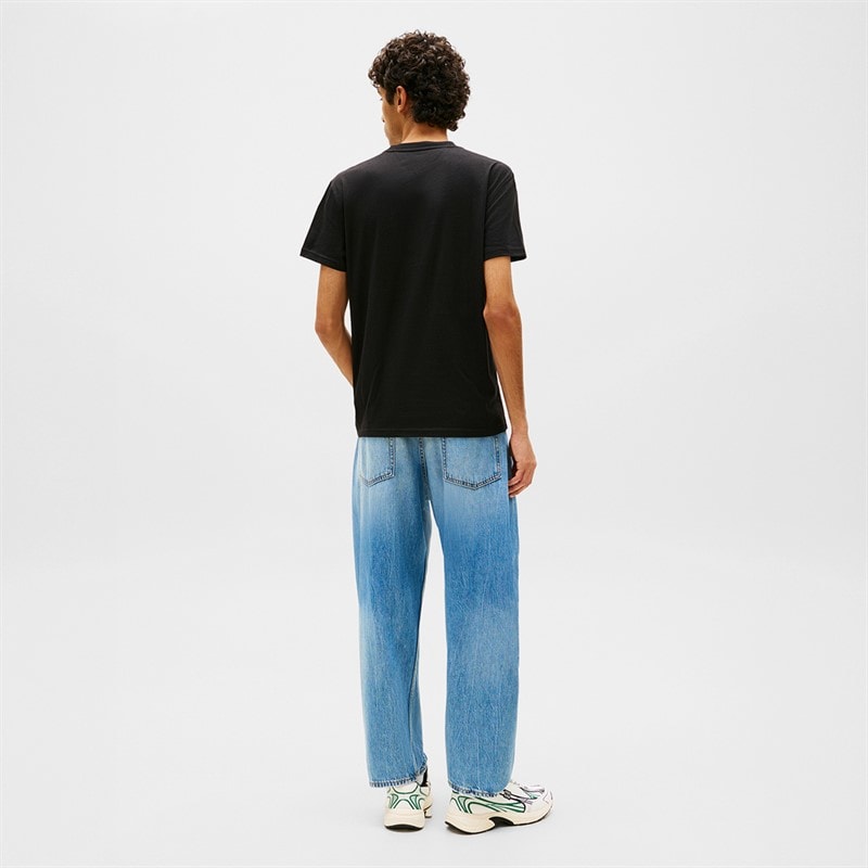Tommy Jeans Mens TJ Gym T-Shirt Black - Image 3