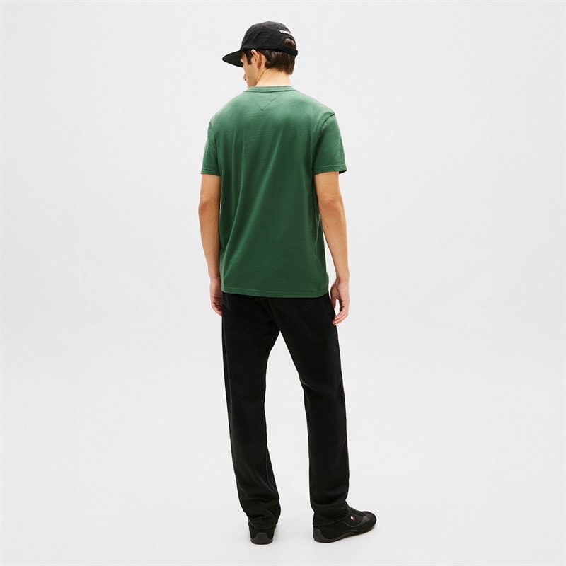 Tommy Jeans Mens TJ Gym T-Shirt Shadow Pine - Image 3