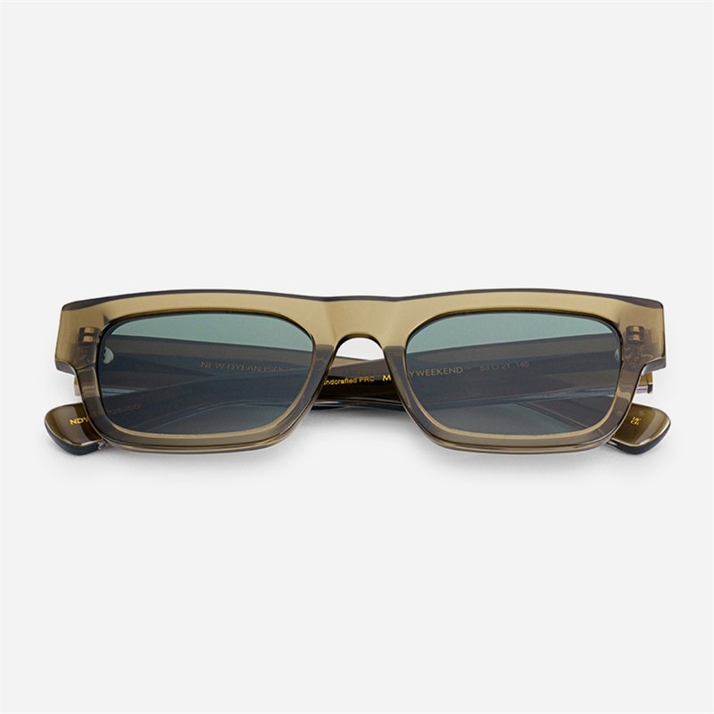MessyWeekend New Dylan Reveal Sunglasses Bottle Green/Transparent - Image 3