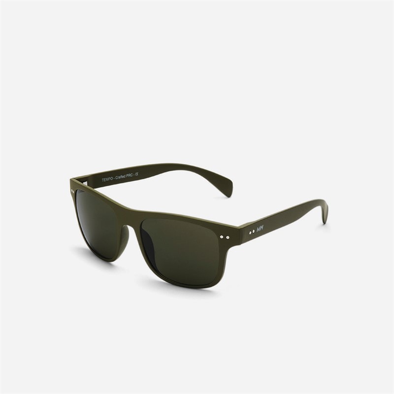 MessyWeekend Tempo Sunglasses Army - Image 1