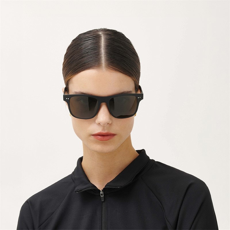 MessyWeekend Tempo Sunglasses Black - Image 5