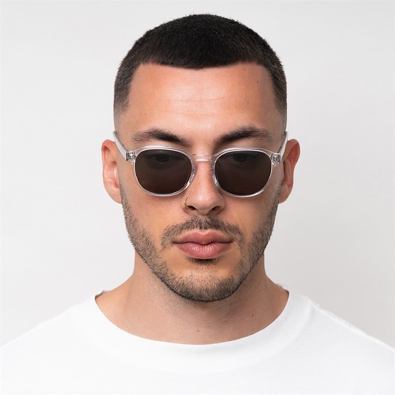 MessyWeekend Ryan Sunglasses Crystal - Image 3