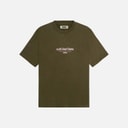 Woodbird Beam Dye T-Shirt Dark Brown