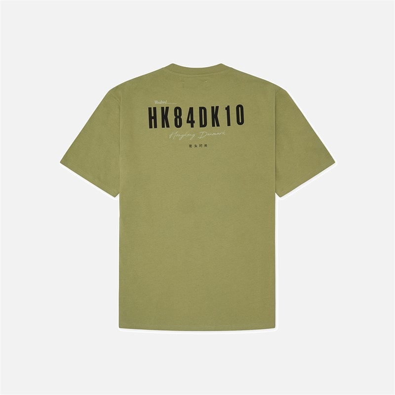 Woodbird Baine 8410 T-Shirt Sage Green - Image 2