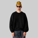 Woodbird Mens Kurt Koi Delivery Jumper Black