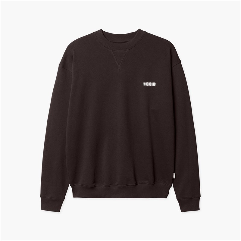 Woodbird Mens Cane HKDK Sweatshirt Brown - Image 2