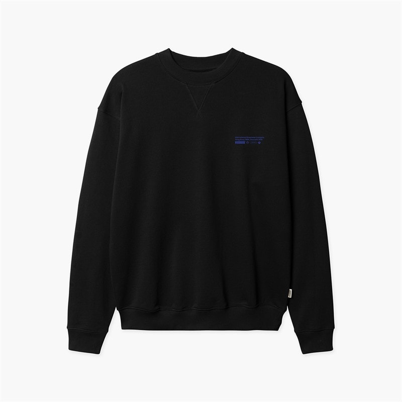 Woodbird Mens Cane Wobble Sweatshirt Black - Image 2