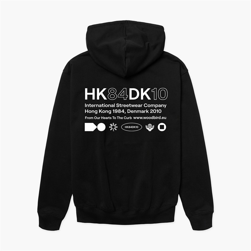 Woodbird Mens Pacs HKDK Hoodie Black