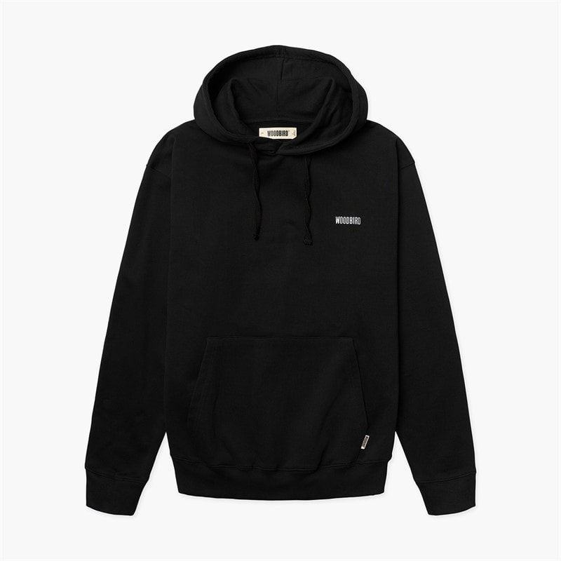 Woodbird Mens Pacs HKDK Hoodie Black - Image 2