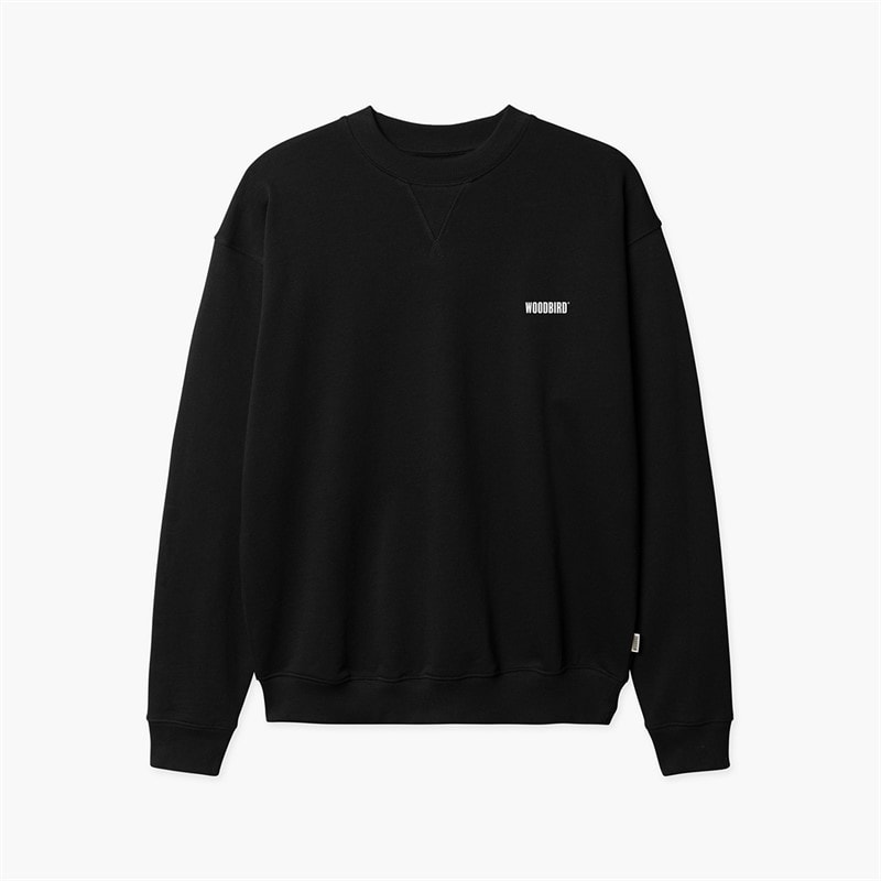 Woodbird Mens Cane HKDK Sweatshirt Black - Image 2