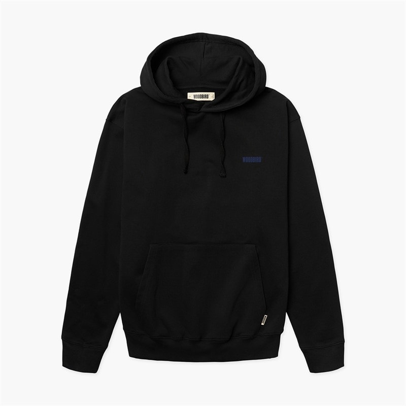 Woodbird Mens Pacs Dude Hoodie Black - Image 1