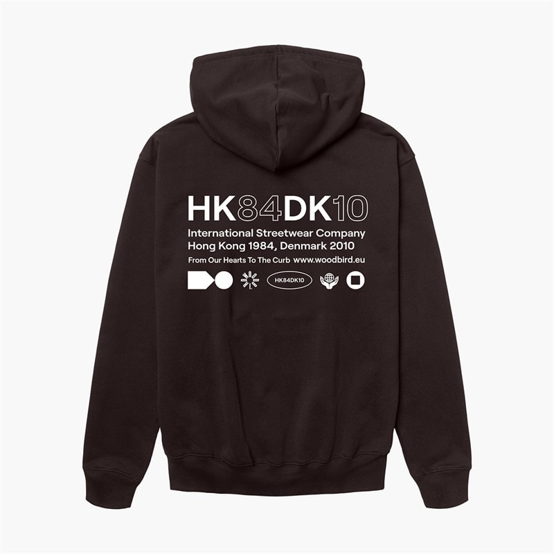 Woodbird Mens Pacs HKDK Hoodie Brown - Image 1