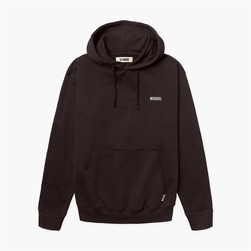 Woodbird Mens Pacs HKDK Hoodie Brown - Image 2