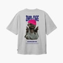 Woodbird Mens Baine Dude T-Shirt Light Grey Melange