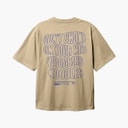 Woodbird Mens Baine Wobble T-Shirt Sand