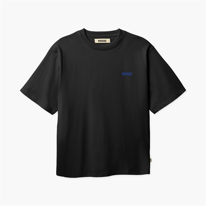 Woodbird Mens Baine Wobble T-Shirt Black - Image 2